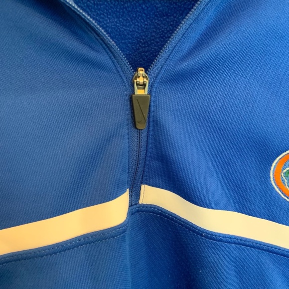 Nike Golf Tour Performance UF Florida Gators 1/4 Zip Jacket Blue Size M - Picture 15 of 16